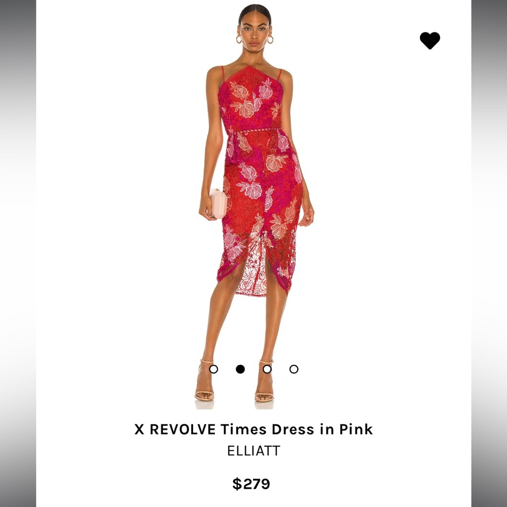 X REVOLVE Times Dress in Pink - Small - ELLIATT